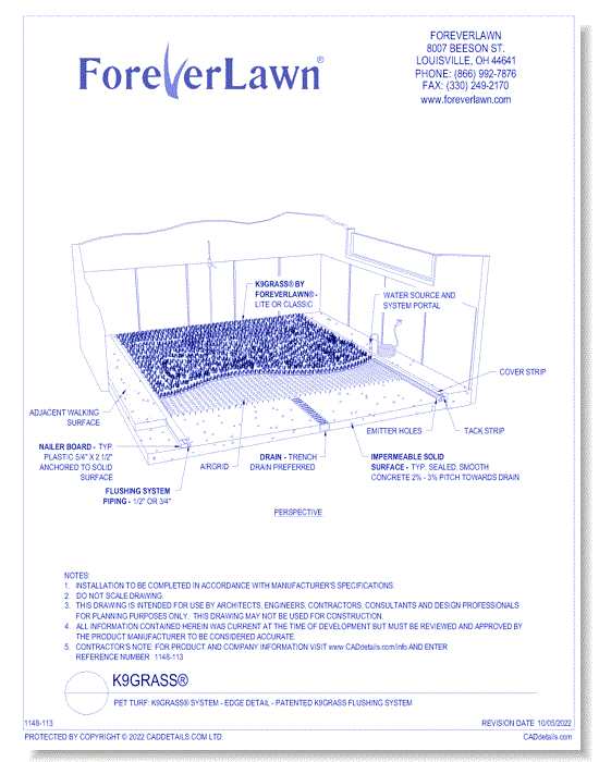 Pet Turf: K9Grass® System - Patented K9Grass Flushing System