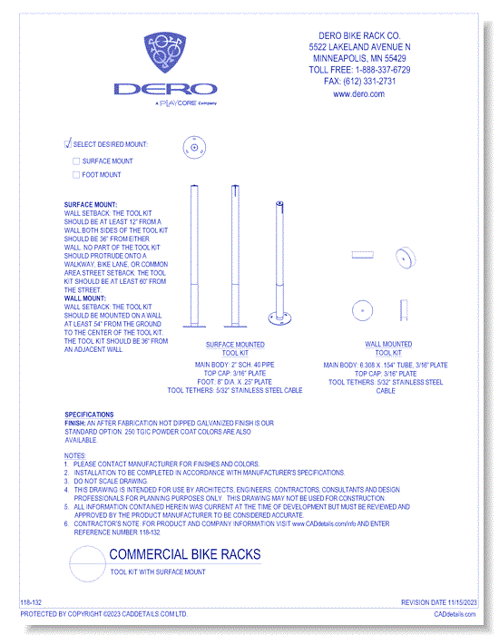 Tool Kit with Surface Mount