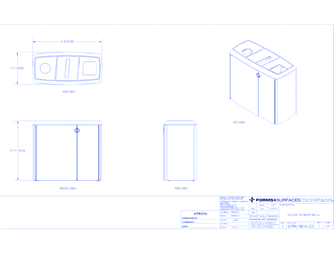 Transit™ Litter & Recycling Receptacle