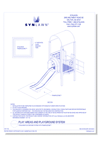 SYNLawn Playground System with TrampleZone