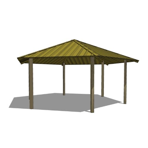 24' Hexagonal Shelter