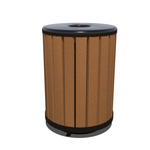 CAD Drawings Superior Recreational Products | Shelter and Site Amenities Trash Receptacles