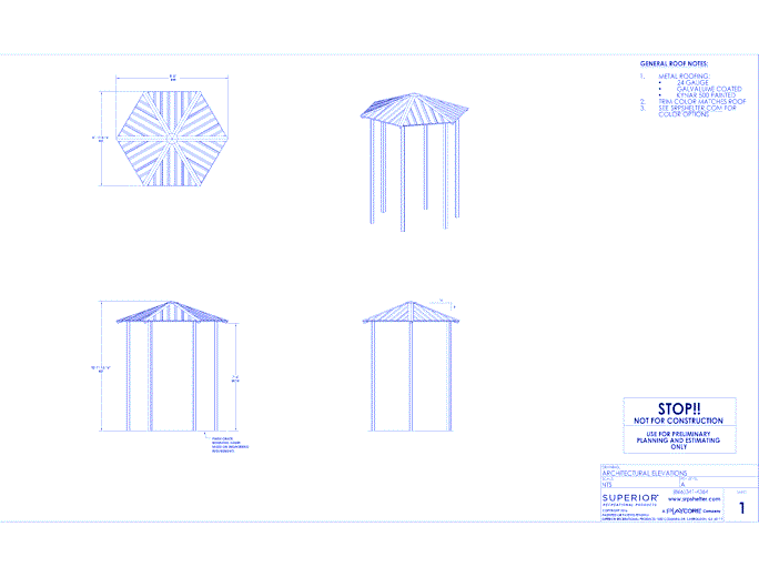 16' Hexagonal Shelter