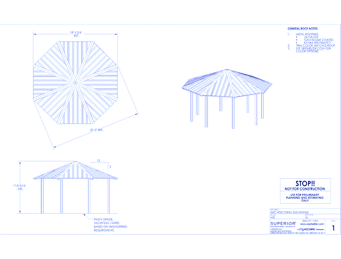 20' Octagonal Shelter