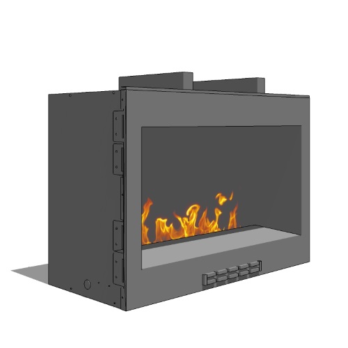 Fire Ribbon Vent Free 3' Fireplace ( Model 53 )
