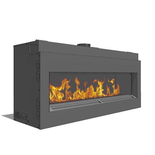 Fire Ribbon Direct Vent 6' Fireplace ( Model 19 )
