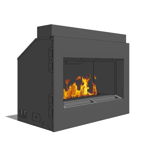 Fire Ribbon Direct Vent 3' Fireplace ( Model 88 )