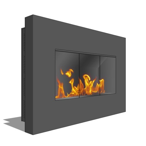 Fire Ribbon Direct Vent Slim Fireplace ( Model 26 )