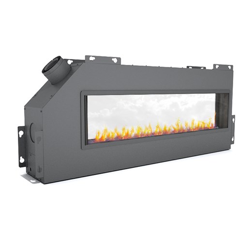Fire Ribbon Direct Vent 5' Vu Thru Fireplace ( Model 512 )