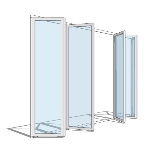 NanaWall® SL45: Monumental Aluminum Framed Folding / Paired Panel System