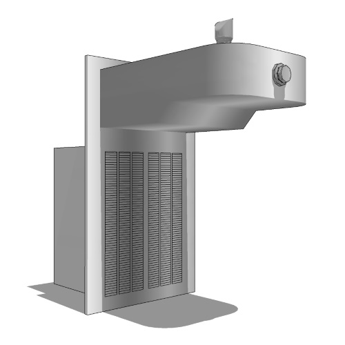 Model 1107L/1107LHO: Wall Mounted/Touchless Drinking Fountain