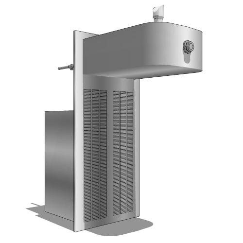 Model 1109/1109HO: Wall Mounted/Touchless Drinking Fountain