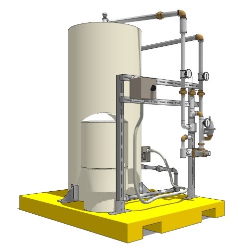 Model 8780: Indoor Emergency Water Tempering Skid