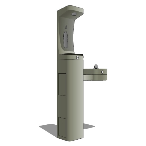 Model 36XX/FR: Modular Outdoor Freeze Resistant Bottle Filler and Drinking Fountain