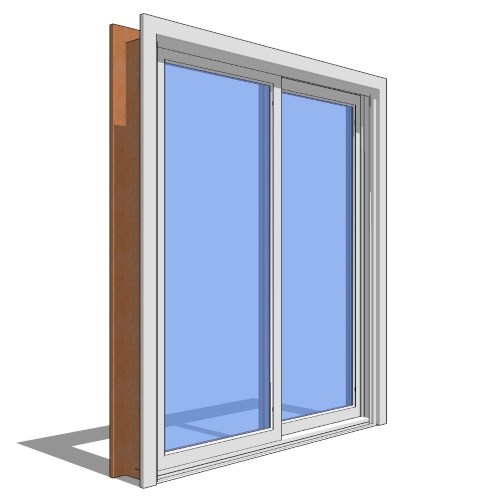 Premium Series™ Door Revit Object: Sliding / French Sliding - 2 Panel