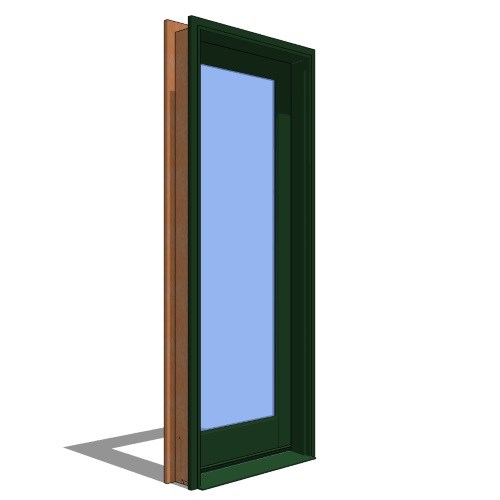 Signature Series™ Door Revit Object: Inswing Hinged Doors - 1 Panel