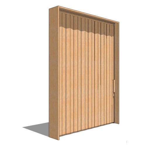 CAD Drawings BIM Models Woodfold Series 240: Accordion Folding Door
