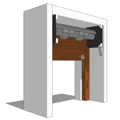 CAD Drawings BIM Models Woodfold Roll-Up Doors Inside Mount Under Lintel