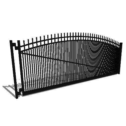 Double Gate Residential Belmont 03 Arch 3-CH 60" (GT03D192RB603)