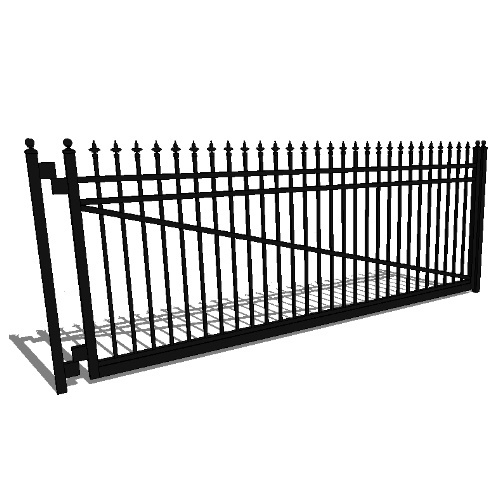 Double Gate Residential Victoria Quad 3-CH 60" (GTD192IV603)