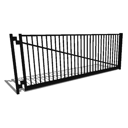Double Gate Industrial Ascot 3-CH 54" (GTD192IA543)