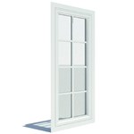 View 250 Series Casement Window, Fixed Unit, Flush Flange