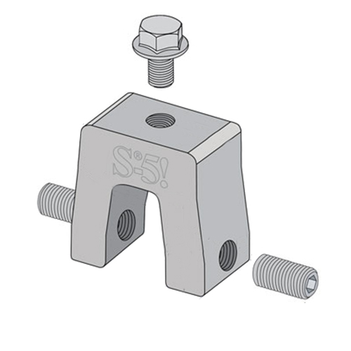 CAD Drawings S-5! Metal Roof Innovations, Ltd.  S-5-R465 Mini Clamp
