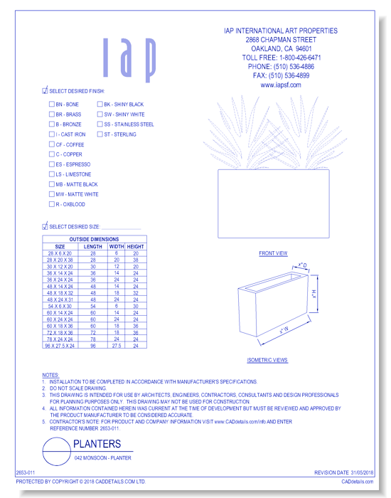 042 Monsoon: Planter