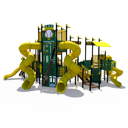 CAD Drawings Superior Recreational Products | Playgrounds Baseball Field (SRPFX-50214)
