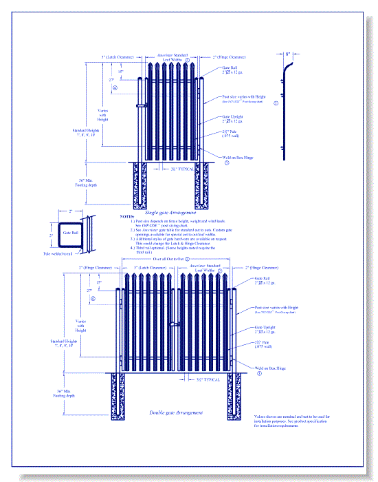 Impasse II 2/3 Rail Gauntlet Gate