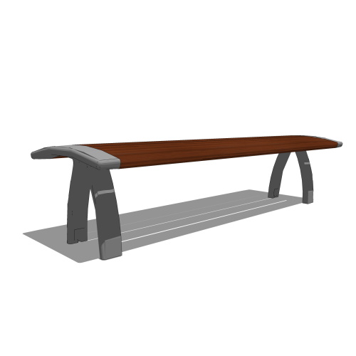 EP 1691: Bench Without Backrest - Collection Internationale