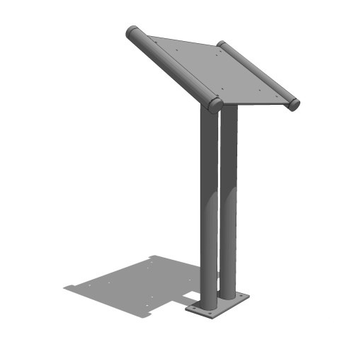 EP 6463: Aluminum Lectern