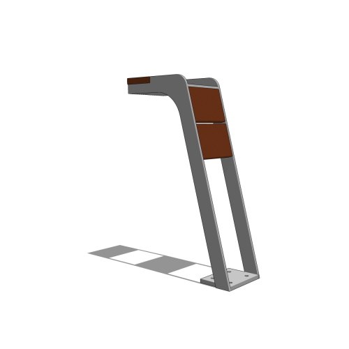 EP 5630: Bike Rack, 2 Bikes Capacity - Collection Plaza
