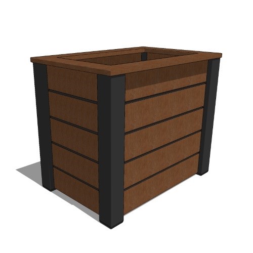 Planx Planter Elevated Garden ( 24" x 48" x 24"h )