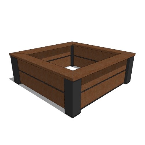 Planx Planter RaisedBed ( 36" x 36" - 2 Levels )