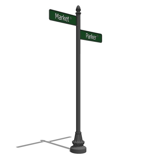 Complete Street Sign with SB-93 Base
