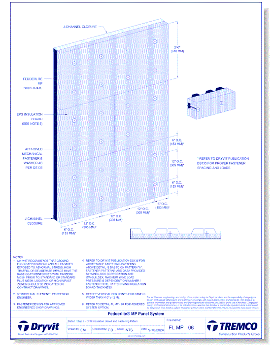 Tech 21 Systems: Step 2 - EPS Insulation Board and Fastening Pattern