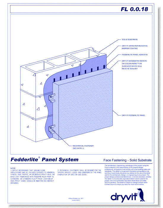 Tech 21 Systems: Face Fastening -  Solid Substrate 