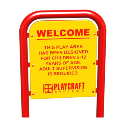 CAD Drawings Playcraft Systems 5-12 Playground Welcome Sign