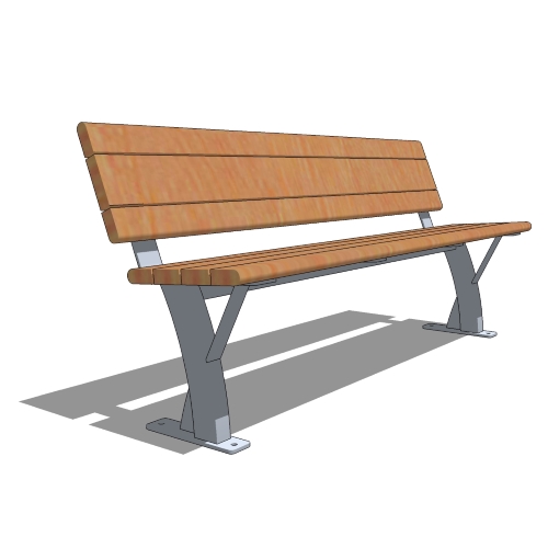 Parker Park Bench ( PKBNA-6 ) without Arm Rests