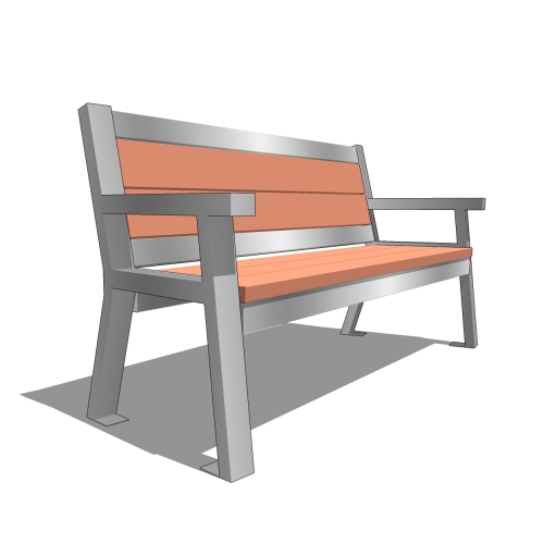 Rutherford Wide Body Park Bench ( RW-6 )