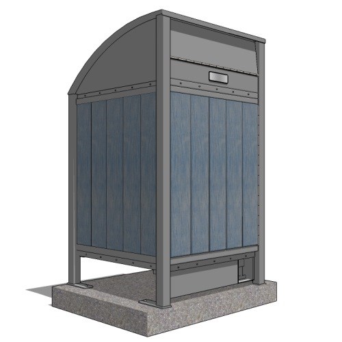 Freedom 55 Animal Resistant Waste Receptacle ( SP-HF55S )