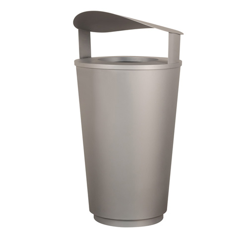 CAD Drawings BIM Models Hauser Industries Inc. Conic Waste/Recycle Receptacle
