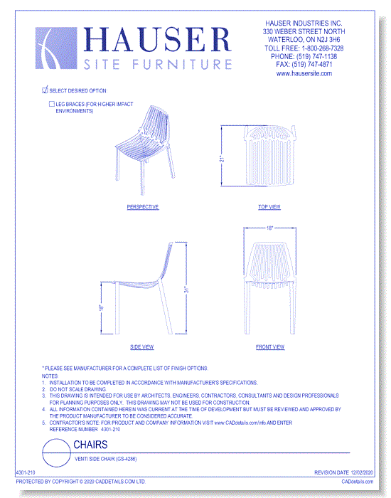 Venti Side Chair (GS-4286)