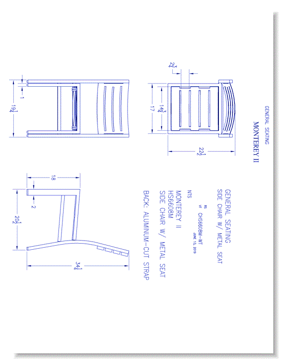 Monterey ll Side Chair (HS6608)