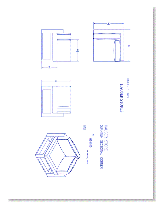 Quantam Sectional Corner (HS8105-K)