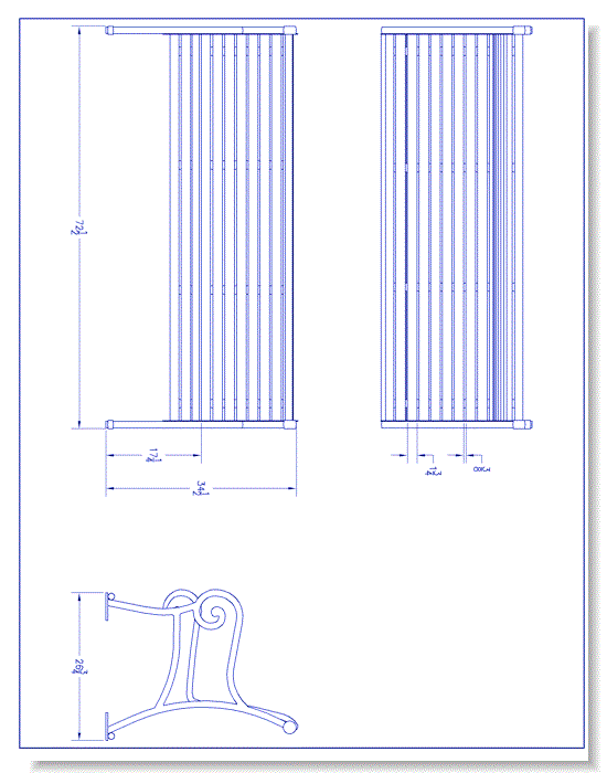 Festival 3 Bench (PS-623-06-AL-MW2-MW2-A)