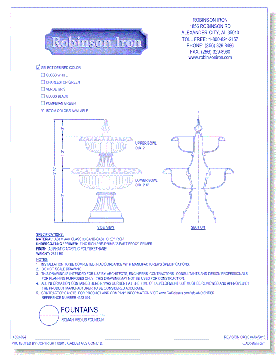 Roman Medius Fountain