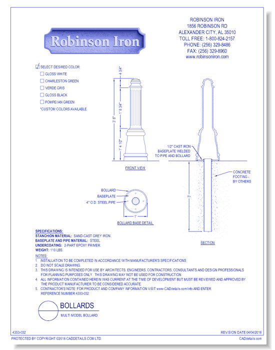 Multi Model Bollard