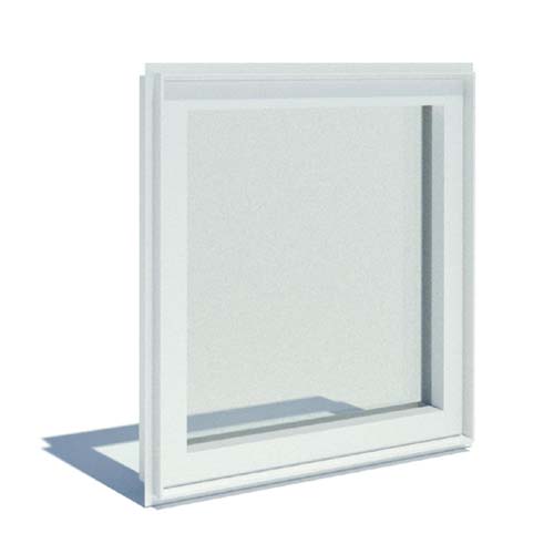 Series 6000 Windows: Standard Nail On - Awning with Crank Handle Contour, Concealed Hinges, Jamb Latch
